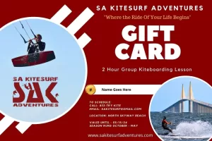 Kiteboarding Lesson Gift Certificate Florida