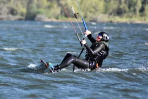 Beginner kiteboarding lessons