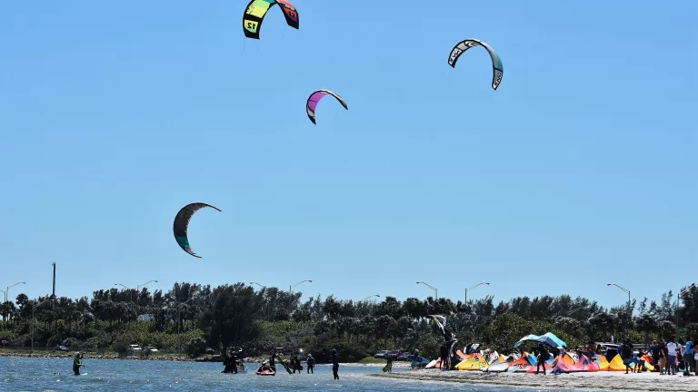 Kiteboarding Spots St Petersburg Florida 4 North Skyway Beach Kiteboarding