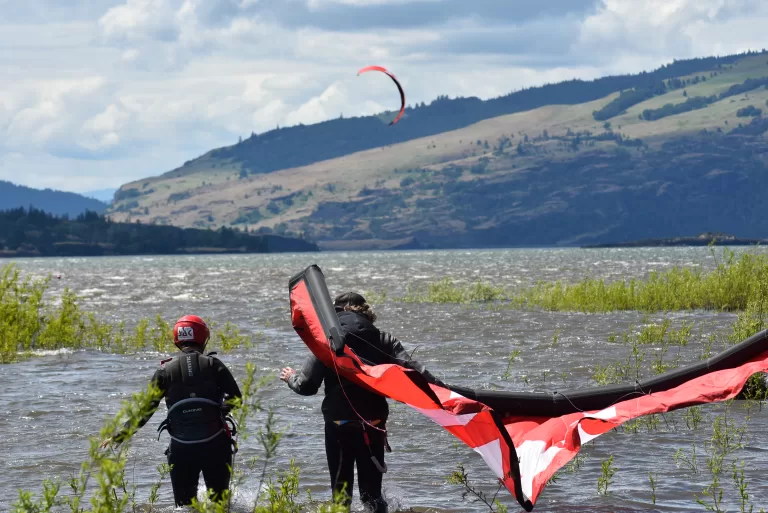 Kite the gorge in Lyle WA