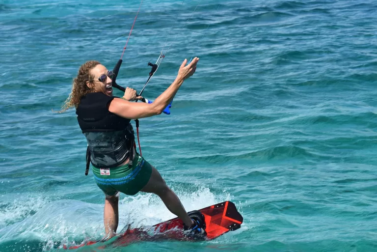 Darcy Happy kiting