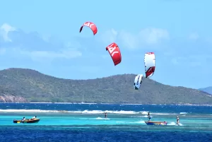 Union island kiteboarding charters with SAK 3