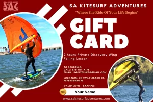 Wing foil Lesson Gift Certificate Florida
