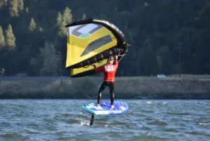 Wing foil lessons in the gorge