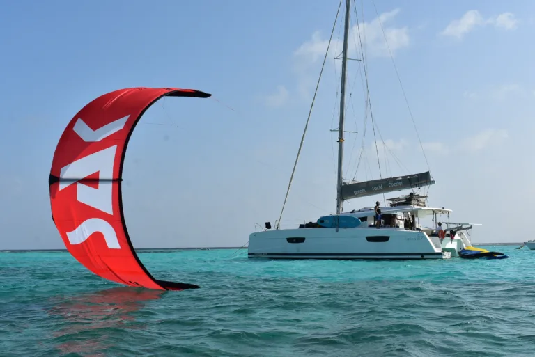 Kiteboarding and sailing charter in the Grenadines