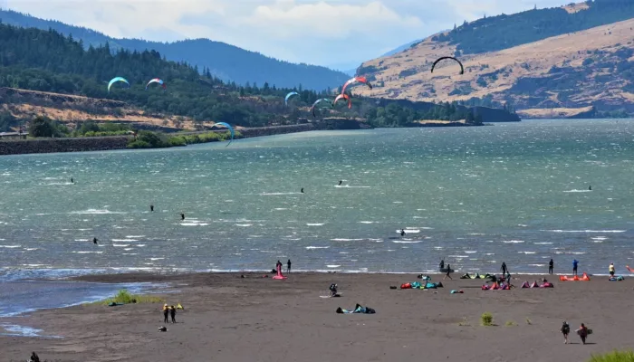 The Gorge Lyle Sandbar Washington